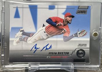 2022 Topps Stadium Club Autograph Byron Buxton Auto Minnesota Twins