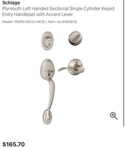 Front And Back Door Handle/knob