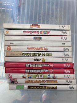 Wii games lot