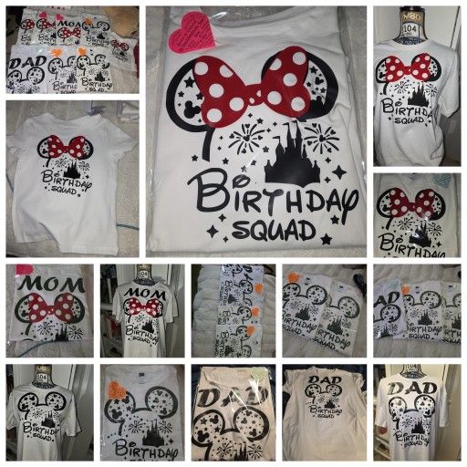 Personalized Tshirts Disney Squad Customized Work