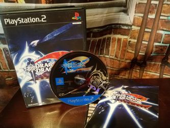 RARE PS2 Drag on Dragoon 2 Love Red Ambivalence Black US Drakengard Playstation 2 Real Japanese Anime Video Game Square Enix NTSC J