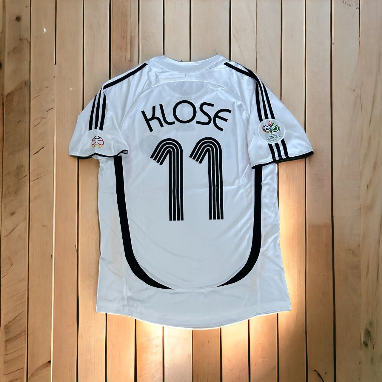 Germany Miroslav Klose 2006 Soccer Jersey Home FWC #11 size L white Men