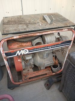 Gasoline powered pump