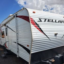 2014 eclipse Stellar 23sb toy hauler sleeps  8-10 6500lb trailer