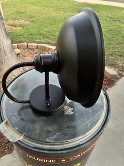 Outdoor lights black set of 4 new