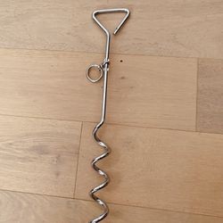 Buy One Brand New  Spiral Chrome Dog Stake And Get One For Free. Pick Up At Northridge .