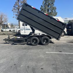 Scissor Lift Dump Trailer 