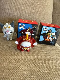 McDonald's Sanrio x Godzilla Happy Meal Toys