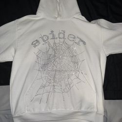 White Sp5der Hoodie