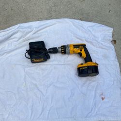 Dewalt Hammer Drill And Charger 