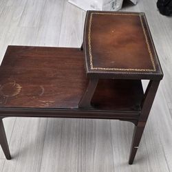 Mid-Century two-tier step end table
