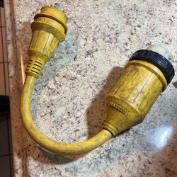 Short Power Adoptors 30 Amp Male To 50 Amp Female Adaptor
