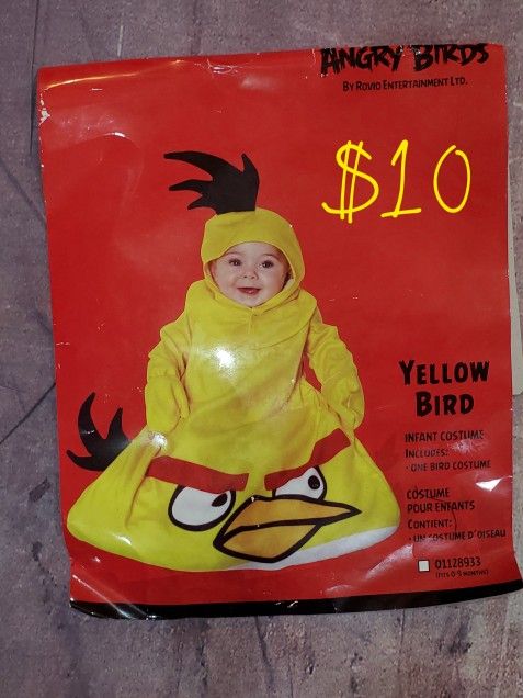 Yellow Angry Birds Baby Costume