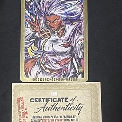 Storm Metal Trading Card
