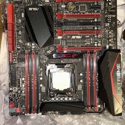 ASUS ROG Rampage V Extreme X99 Motherboard + Intel i7-5960X CPU + 16GB DDR4 RAM Combo