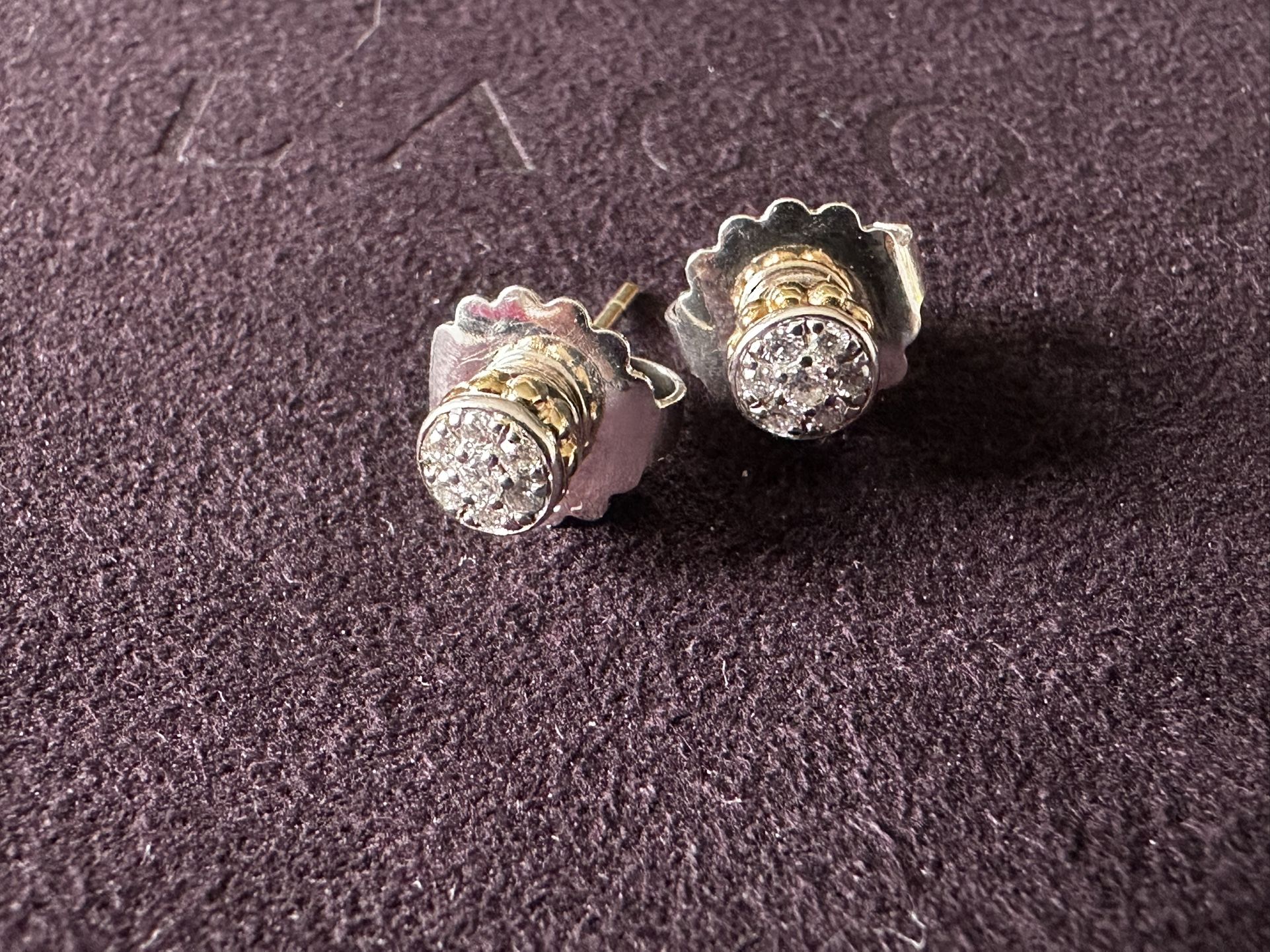 LAGOS IDiamond & Caviar Stud Earrings
