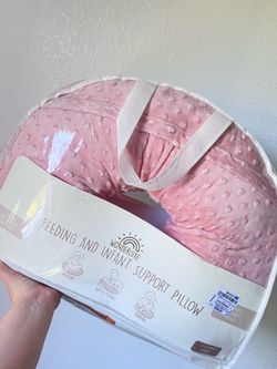 Mauve Baby Boppy Nursing Support Pillow