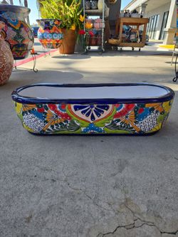 15%off Maceta talavera  rectangular ($95)tel (contact info removed)