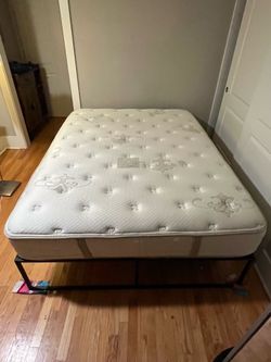 Queen Mattress (with bed frame 55$)