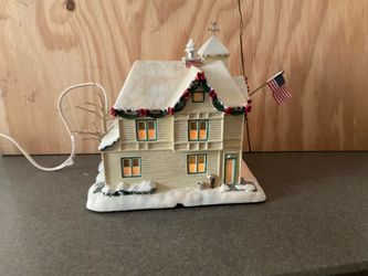 Norman Rockwell Christmas village firehouse