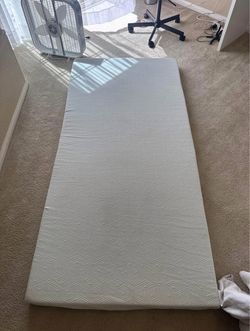 Twin XL Essence 3" Covered Gel Mattress Topper with Microban Antimicrobial Technology - Lucid