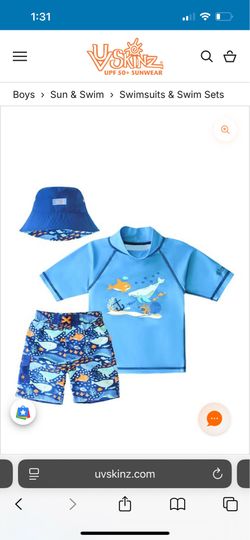 3 pcs boy swimming suit