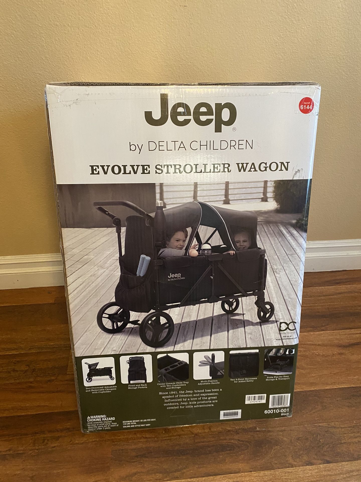 JEEP STROLLER AND WAGON BRAND NEW FOR TWO KIDS SETS BELT 👶👶🧒🧒🔥
