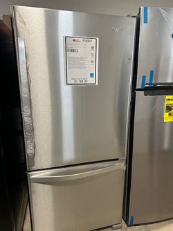 OPEN BOX NEW BOTTOM FREEZER FRIDGE