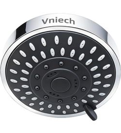 High pressure shower heads，5 Settings Fixed Showerheads， 4 Inch High Flow shower heads with Adjustable Metal Swivel Ball Joint new in box $10 box a li