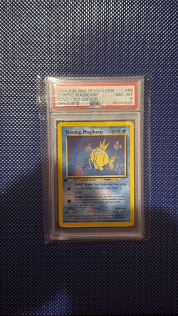 PSA 8 Shining Magikarp 1st Edition Neo Revelation #66