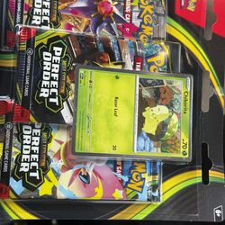 Pokemon perfect order 3 pack blister