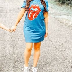 Rolling Stones T-Shirt Tunic Dress