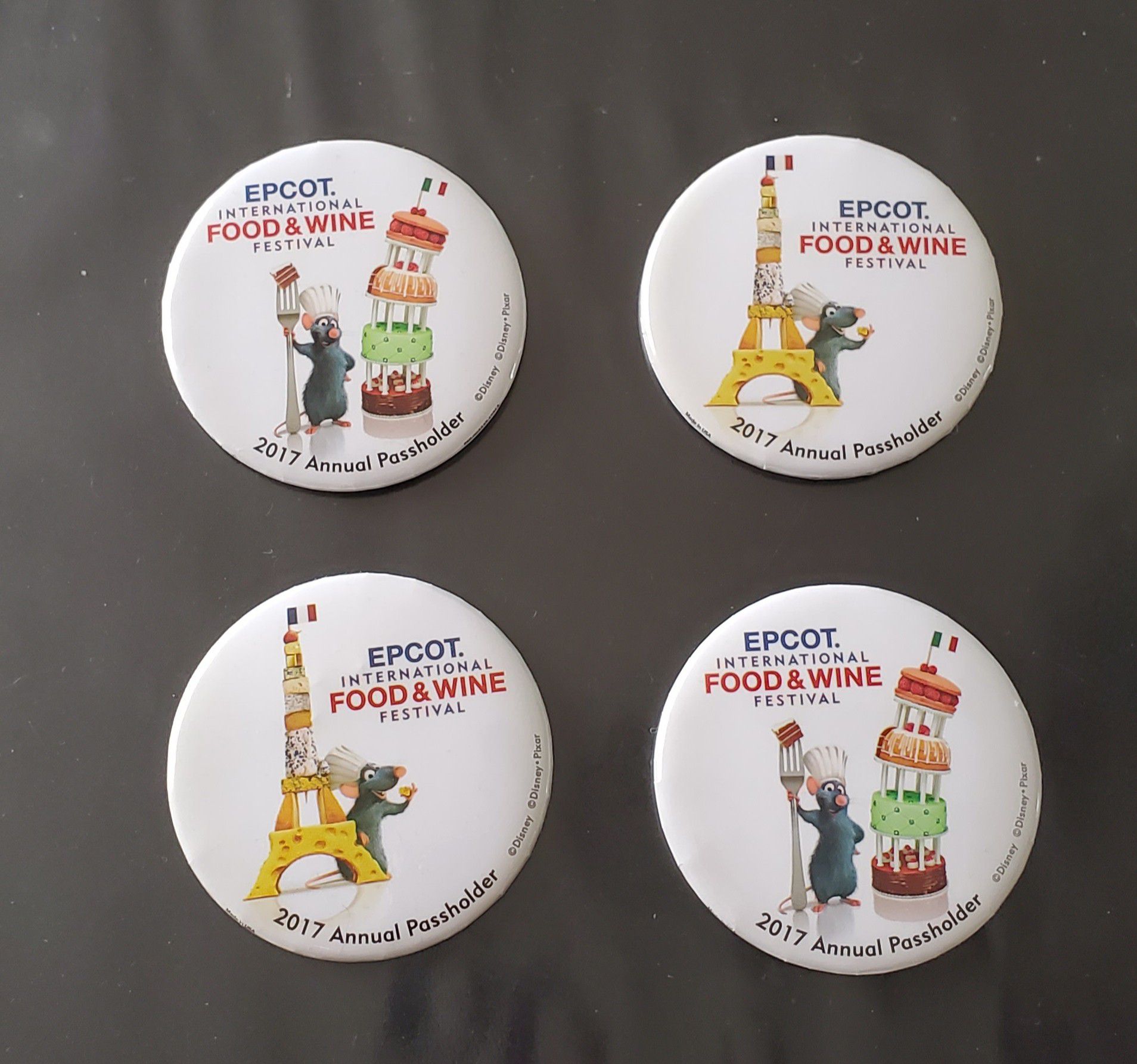 Disney Epcot Food and Wine annual passholder pins