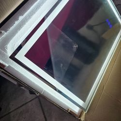 Brand New LED Mirror for Bathroom 20"x 28" with Frontlit and Backlit, Anti-Fog Mirror with Lights, Stepless 3 Colors Temperature & Dimmable Bathroom M