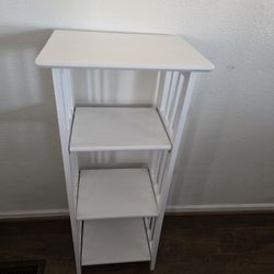 Casual Home 3-Shelf Folding Bookcase, 14" Wide, White