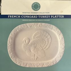 Martha Stewart French Cupboard Turkey Platter 