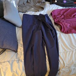 Dark blue scrub pants