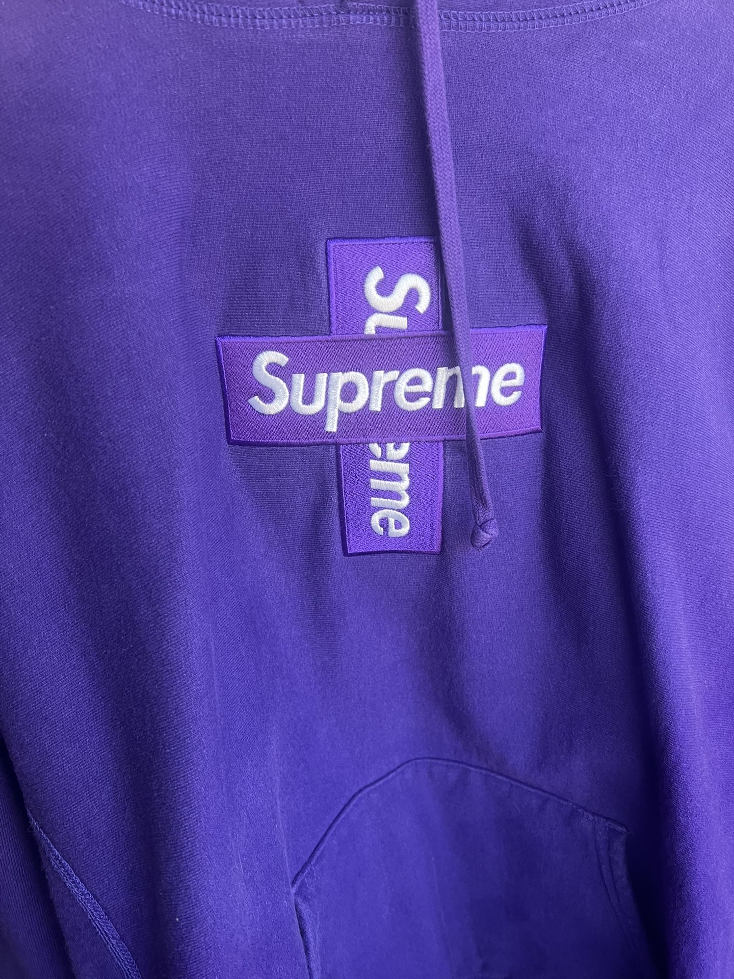 Supreme Cross Box Logo Hooded Sweatshirt 2020