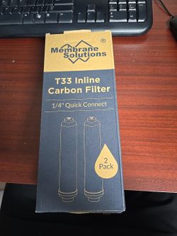 Membrane Solutions T33 Inline Carbon Filter