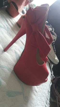 Red Pumps sz 7.5 Women's