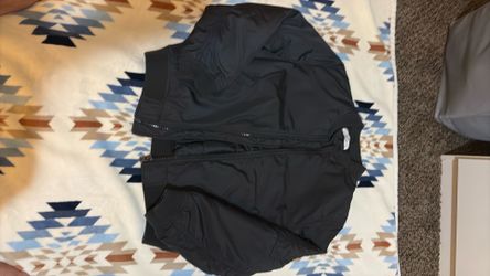 H&M Bomber Jacket, Black, Size US 14