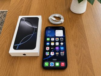 📱 Apple iPhone 16 Plus – 128GB – Black – Unlocked – Mint Condition