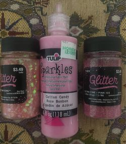 Sparkles and glitters for art and crafts