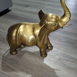 9 1/2 Lb Brass Elephant 
