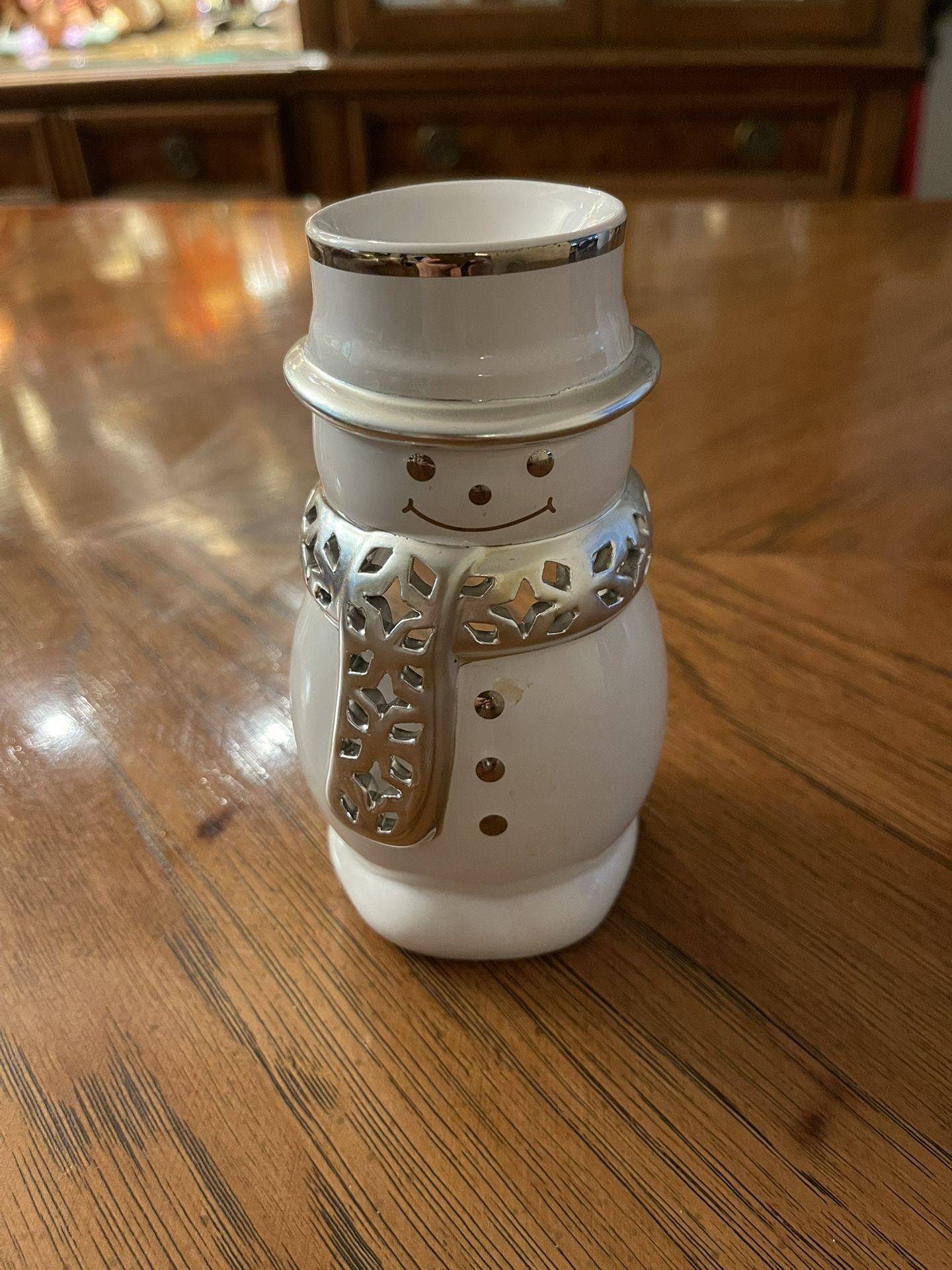 Bath & Body Works Harry Statkin 2009 Snowman Candle Oil Warmer