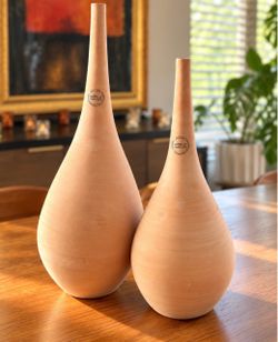 Terracotta Vases Set of 2