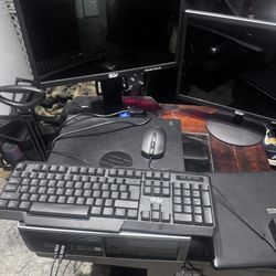 Desktop Pc … Dual Monitor 