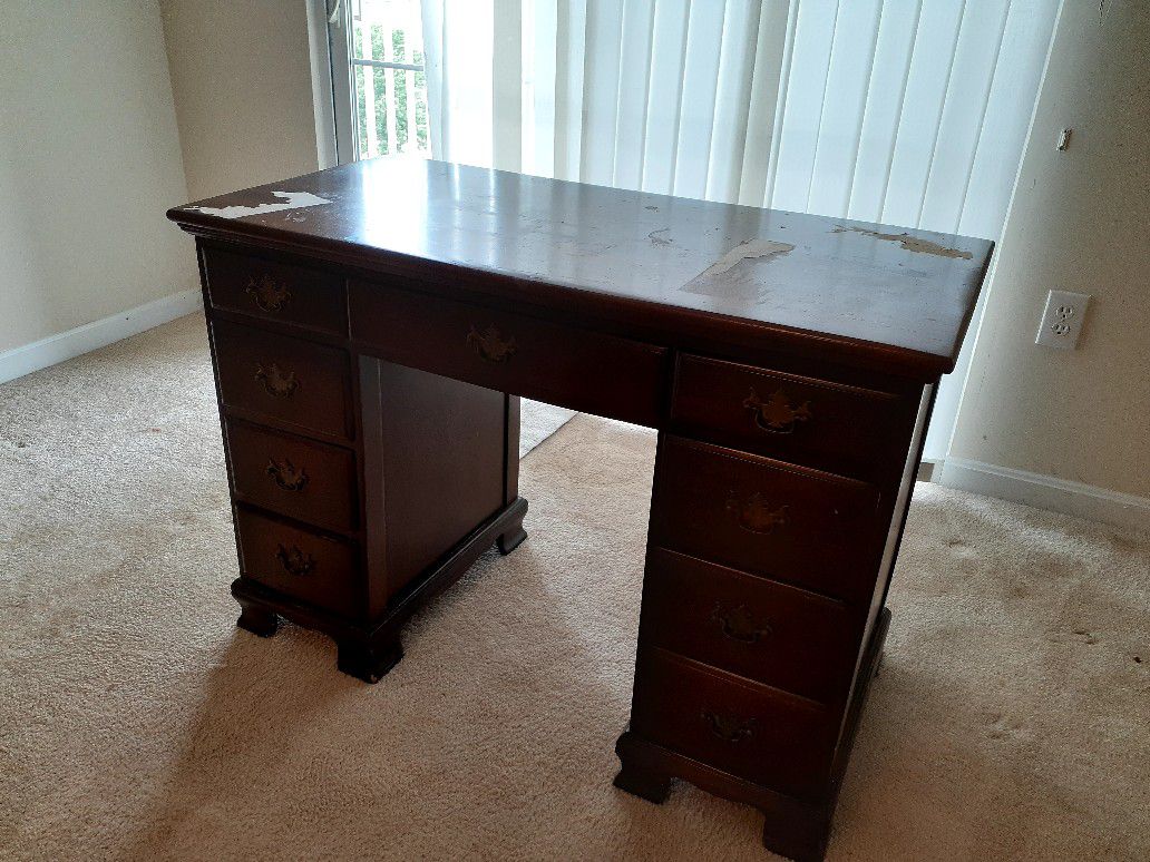 Antique small desk. 42in x 22in