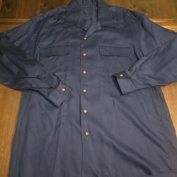 Metropolitan Mens Dress Shirt Size Large 