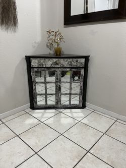 Corner Table Wit Drawer And Storage